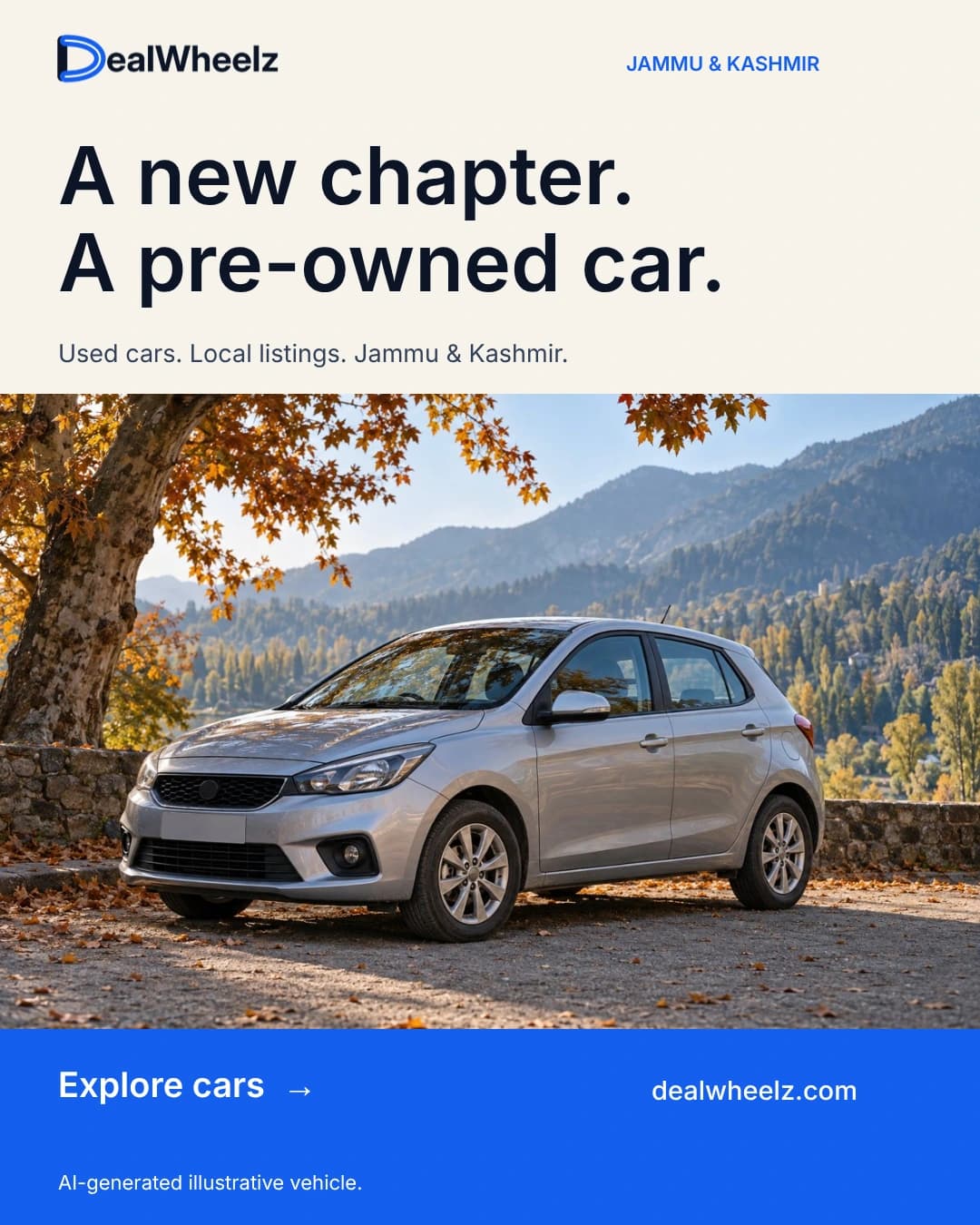 DealWheelz car advertising creative.